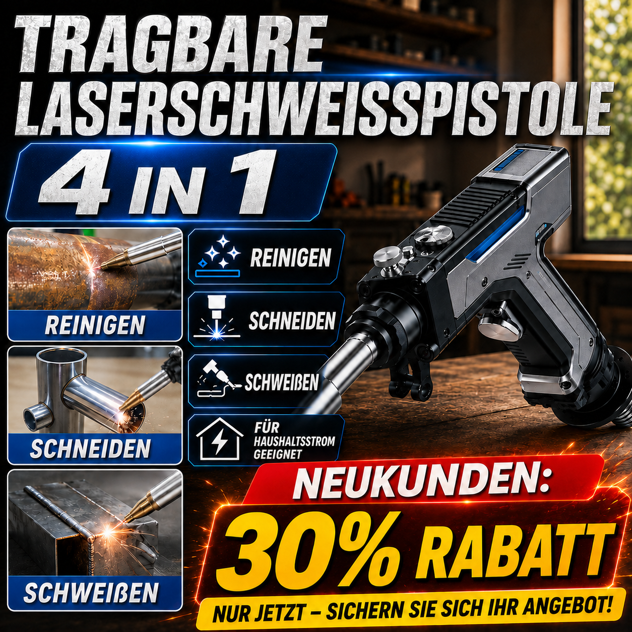4-in-1 Laserschweißgerät
