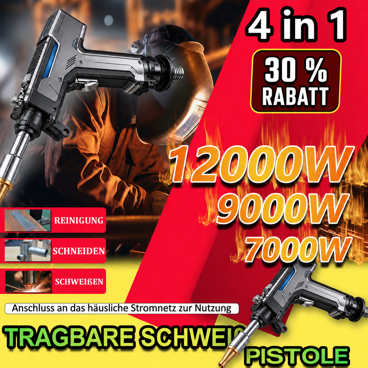 4-in-1 Laserschweißgerät